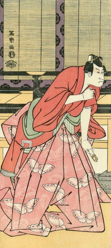 Toshusai Sharaku - The Actor Ichikawa DanjuroⅥ as Soga no Goro Tokimune, After 1794 - Pinto Gallery