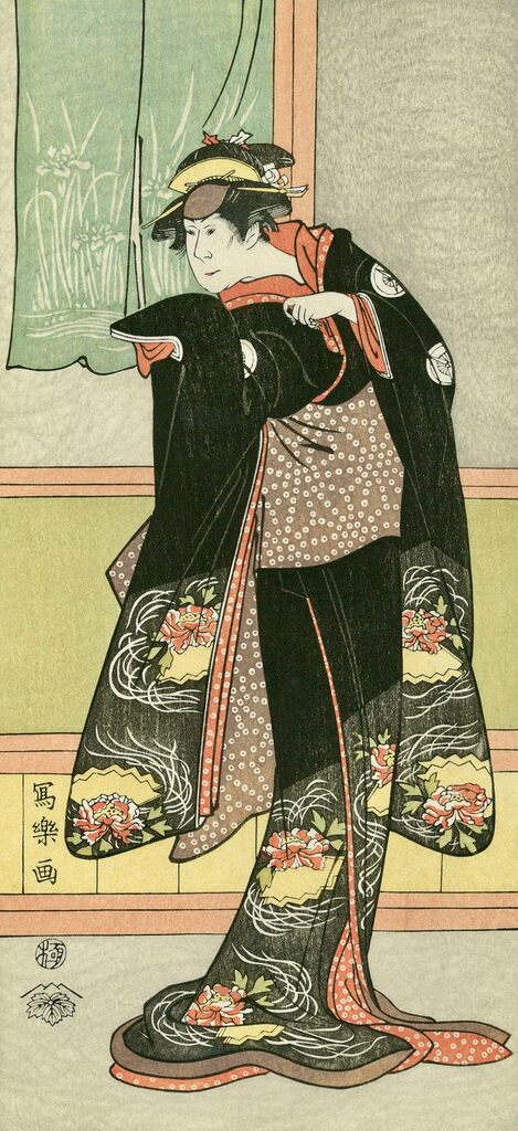 Toshusai Sharaku - The Actor Iwai Hanshiro Ⅳ as Otoma, Daughter of Ohina from Inamuragasaki in Kamakura, After 1794 - Pinto Gallery