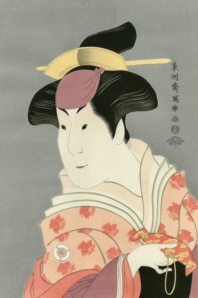 Toshusai Sharaku - The Actor Iwai HanshiroⅣ as Shigenoi, the Wetnurse, After 1794 - Pinto Gallery