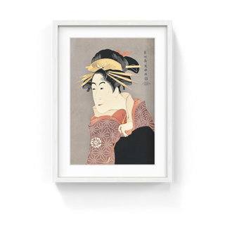 Toshusai Sharaku - The Actor Matsumoto Yonesaburo as Shinobu, After 1794 - Pinto Gallery