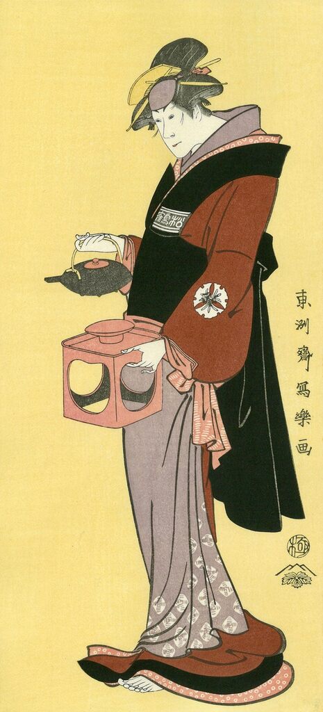 Toshusai Sharaku - The Actor Matsumoto Yonesaburo as the Maid Otsuyu, After 1794 - Pinto Gallery