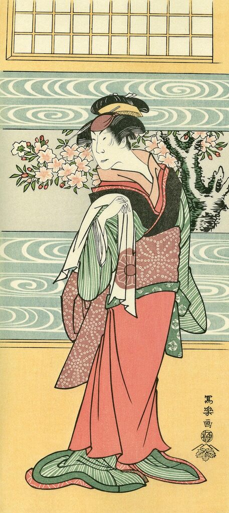 Toshusai Sharaku - The Actor Segawa Yujiro Ⅱ as the Maid Otowa of the Matsuya, After 1794- Pinto Gallery