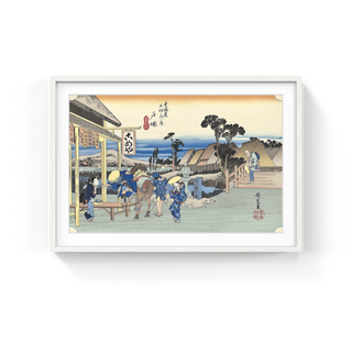 Totsuka -The Crossroad at Motomachi, After 1833-Utagawa Hiroshige (Andō Hiroshige)-Pinto Gallery