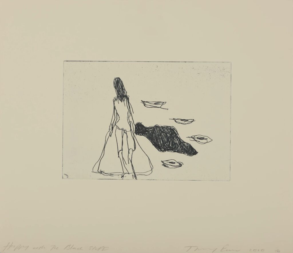 Tracey Emin - Happy with the Black Stuff, 2010 - Pinto Gallery