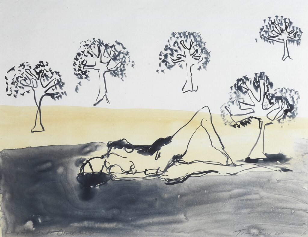 Tracey Emin - Laying with the Olive Trees, 2011 - Pinto Gallery
