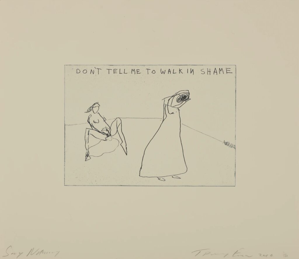 Tracey Emin - Say Nothing, 2010 - Pinto Gallery