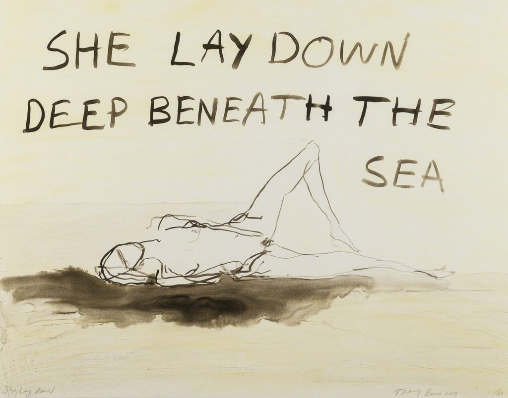 Tracey Emin - She Lay Down, 2011 - Pinto Gallery