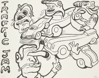 Traffic Jam, 2022-Peter Saul-Pinto Gallery