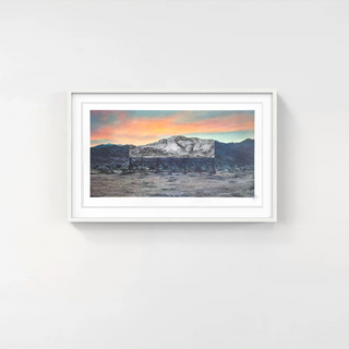 Trompe l'oeil, Death Valley, Billboard, March 4, 2017, 5:41 pm California, USA, 2017, 2021-JR-Pinto Gallery