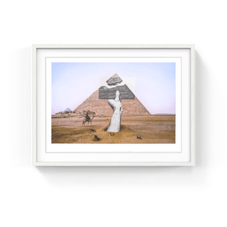Trompe l'oeil, Greetings from Giza, 21 octobre 2021, 6h01, Giza, Egypte, 2021, 2022-JR-Pinto Gallery