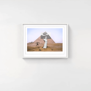 Trompe l'oeil, Greetings from Giza, 21 octobre 2021, 6h01, Giza, Egypte, 2021, 2022-JR-Pinto Gallery