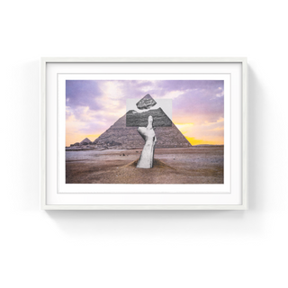 Trompe l'oeil, Greetings from Giza, 22 octobre 2021, 16h44, Giza, Egypte, 2021, 2022-JR-Pinto Gallery