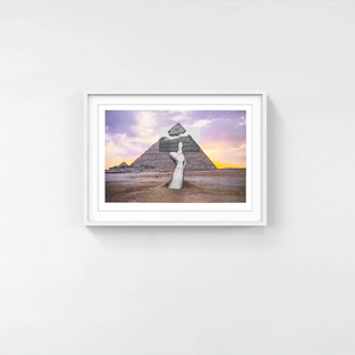 Trompe l'oeil, Greetings from Giza, 22 octobre 2021, 16h44, Giza, Egypte, 2021, 2022-JR-Pinto Gallery