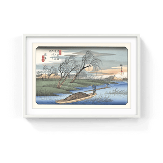 Twilight View of Seba, After 1835-Utagawa Hiroshige (Andō Hiroshige)-Pinto Gallery