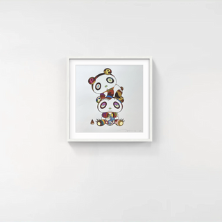 Two Panda Cubs in a Totem Pole, 2020-Takashi Murakami-Pinto Gallery