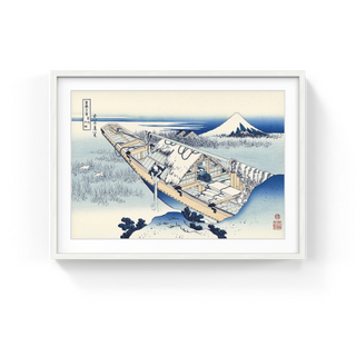 Ushibori in Hitachi Province, After 1830-Katsushika Hokusai-Pinto Gallery