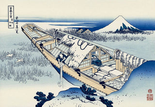 Ushibori in Hitachi Province, After 1830-Katsushika Hokusai-Pinto Gallery