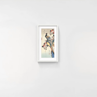 Utagawa Hiroshige (Andō Hiroshige) - Chrysanthemum and Pheasant, After 1834 - Pinto Gallery