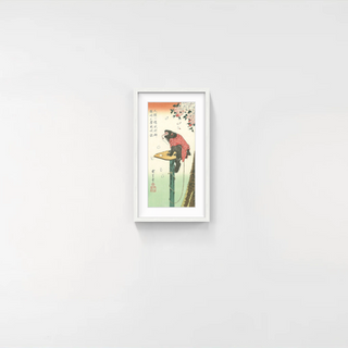 Utagawa Hiroshige (Andō Hiroshige) - Monkey and Cherry Blossoms, After 1830 - Pinto Gallery