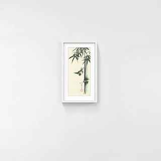 Utagawa Hiroshige (Andō Hiroshige) - Sparrows and Bamboo, After 1835 - Pinto Gallery