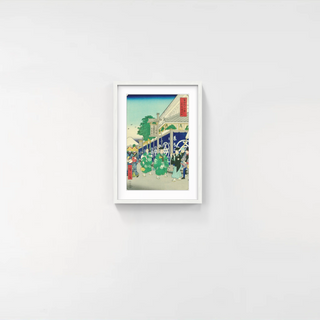 Utagawa Hiroshige (Andō Hiroshige) - The Suruga District in Edo, After 1858 - Pinto Gallery