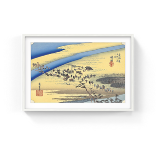 Utagawa Hiroshige (Andō Hiroshige) - Shimada -Oi River, After 1833 - Pinto Gallery