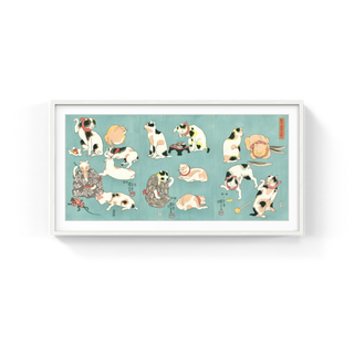 Utagawa Kuniyoshi - Proverbs Illustrated by Cats, After 1842 - Pinto Gallery