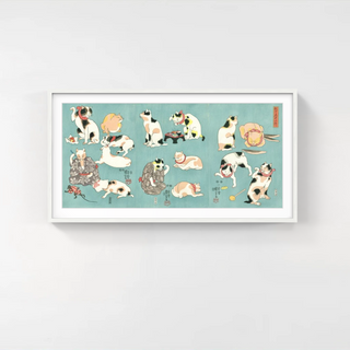 Utagawa Kuniyoshi - Proverbs Illustrated by Cats, After 1842 - Pinto Gallery