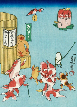 Utagawa Kuniyoshi - Saraitonbi (The Thieving Hawk), After 1842 - Pinto Gallery