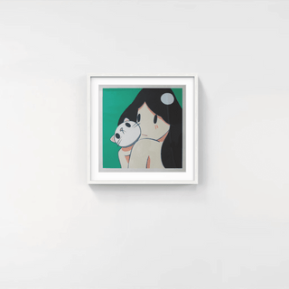 Venus with Cat (Green), 2021-Takeru Amano-Pinto Gallery
