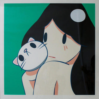 Venus with Cat (Green), 2021-Takeru Amano-Pinto Gallery