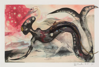 Wangechi Mutu - WaterSpirit washed Pelican, 2022 - Pinto Gallery