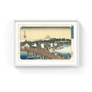 White rain at Nihonbashi, After 1833-Utagawa Hiroshige (Andō Hiroshige)-Pinto Gallery