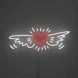 Wing Heart LED Neon Sign, 2022
