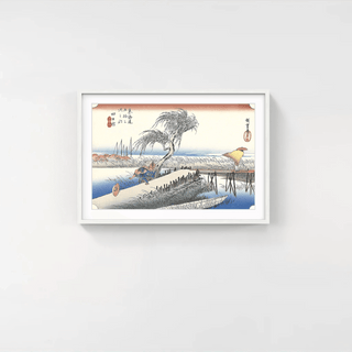 Yokkaichi -The Mie River, After 1833-Utagawa Hiroshige (Andō Hiroshige)-Pinto Gallery