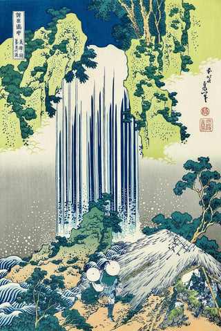 Yoro Waterfall in Mino Province, After 1833-Katsushika Hokusai-Pinto Gallery