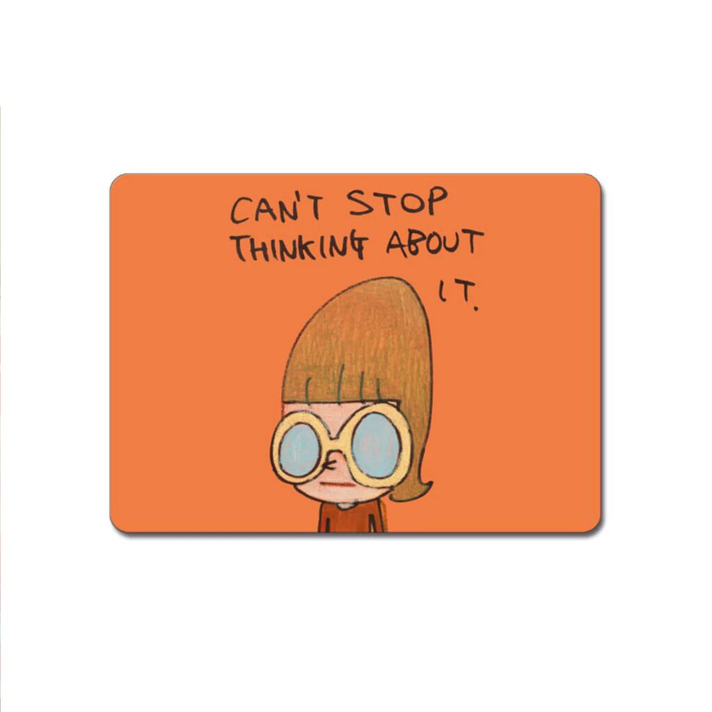 Yoshitomo Nara - Can't Stop Thinking about It Placemat, 2025 - Pinto Gallery