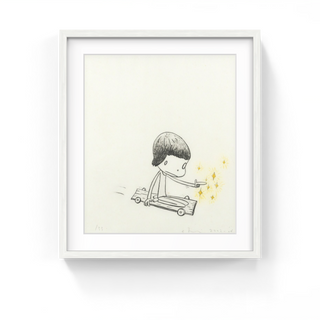 Yoshitomo Nara -Dizzy on Wheels, 2002 - Pinto Gallery