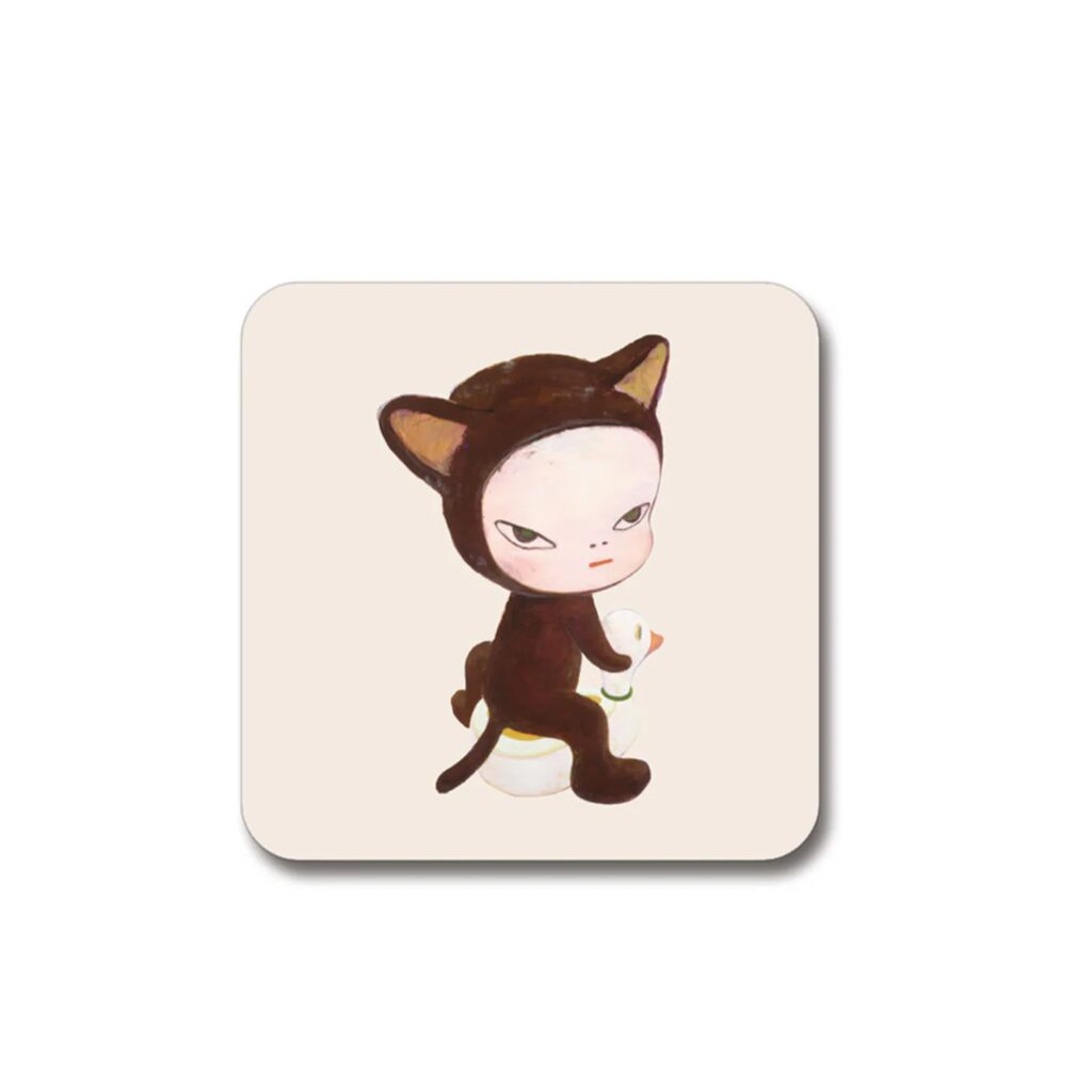 Yoshitomo Nara - Harmless Kitty Coaster, 2025 - Pinto Gallery
