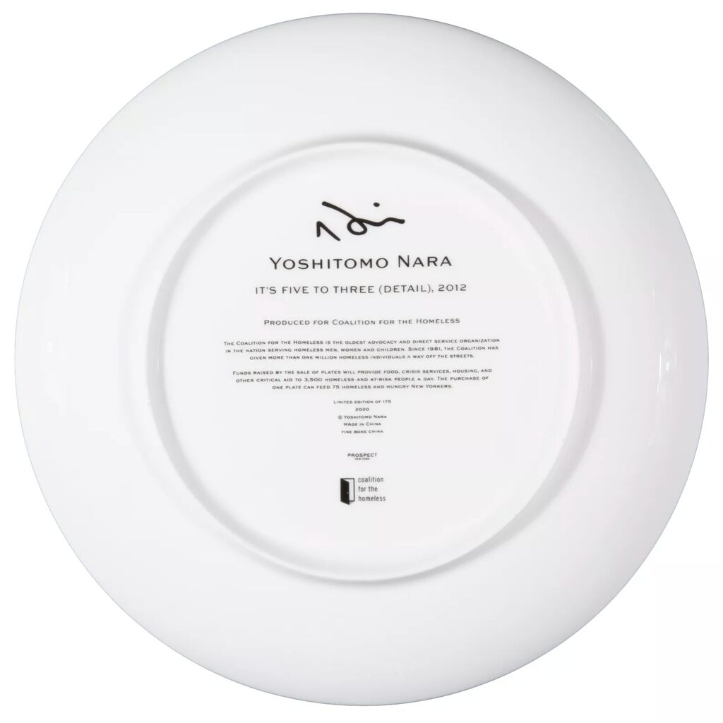 Yoshitomo Nara - It’s Five to Two (detail), 2012, 2020 - Pinto Gallery