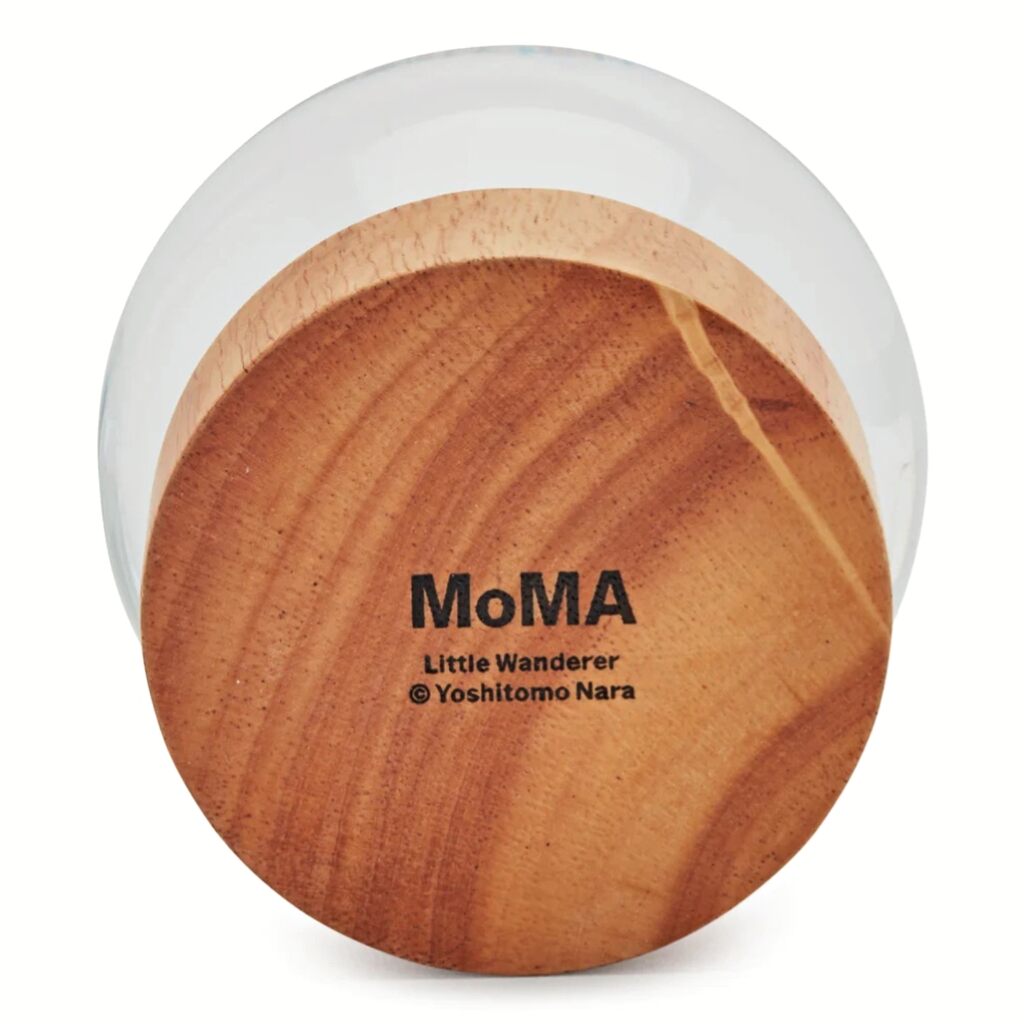 Yoshitomo Nara - Little Wanderer Snow Globe (Red), 2023 - Pinto Gallery