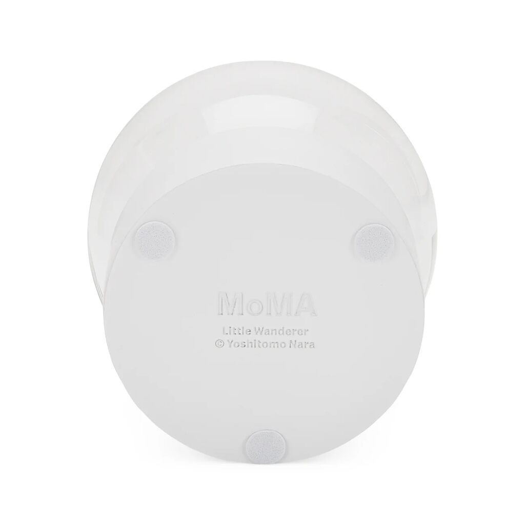 Yoshitomo Nara - Little Wanderer Snow Globe (Red), 2025 - Pinto Gallery