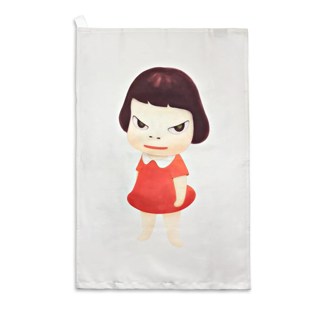 Yoshitomo Nara - Missing in Action Tea Towel, 2025 - Pinto Gallery