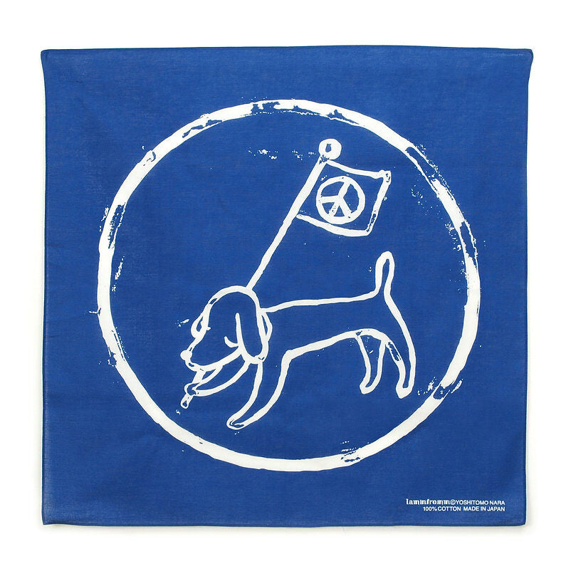 Yoshitomo Nara - Nara Flag Bandana (Navy), 2020 - Pinto Gallery