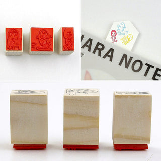 Yoshitomo Nara - Nara Stamps Small (Set of 3), 2020 - Pinto Gallery