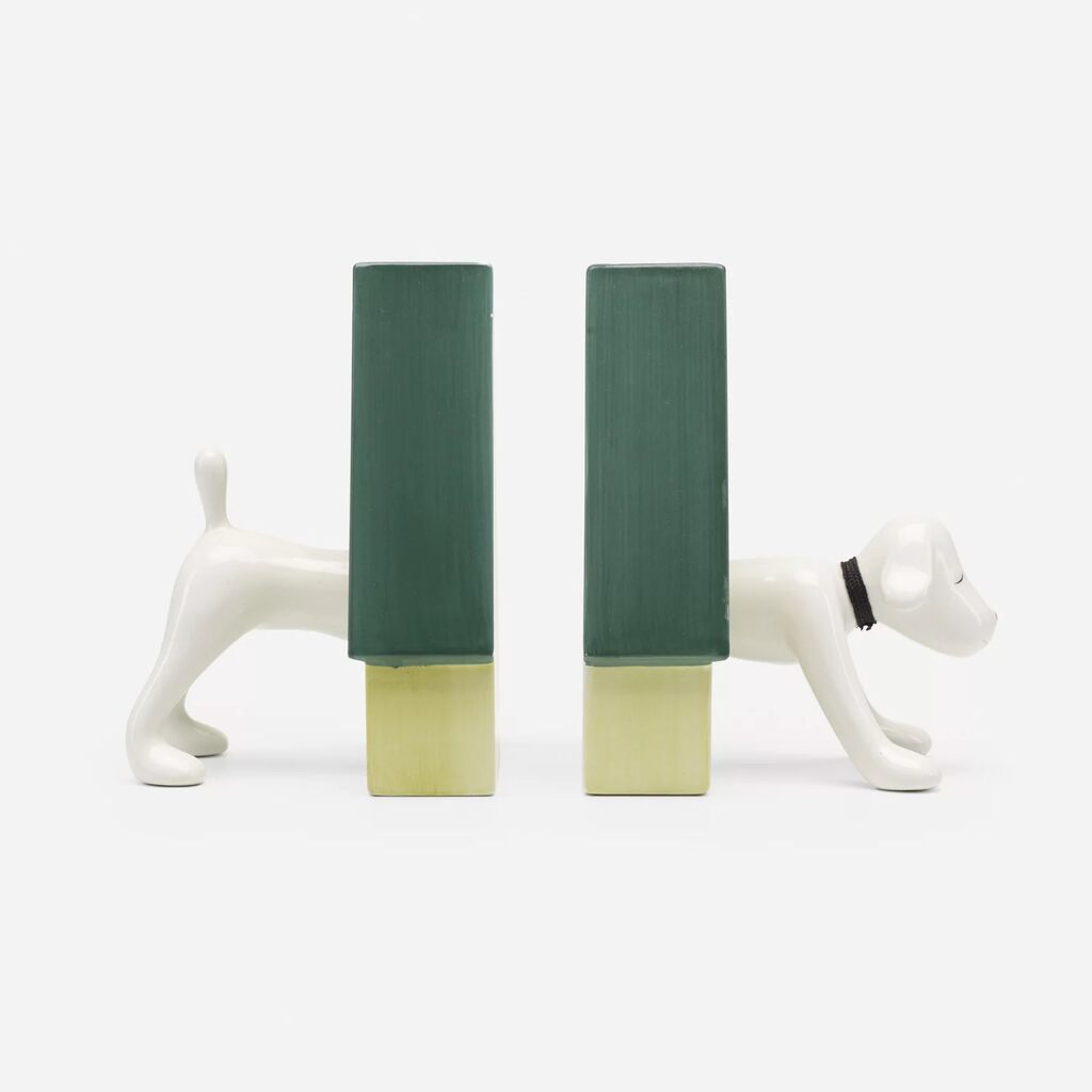 Yoshitomo Nara - Puppy Bookends, 2002 - Pinto Gallery