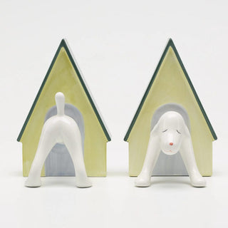 Yoshitomo Nara - Puppy Bookends, 2002 - Pinto Gallery