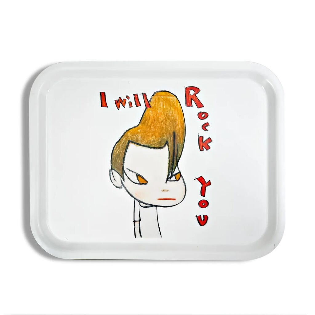 Yoshitomo Nara - Rock You! Tray, 2025 - Pinto Gallery