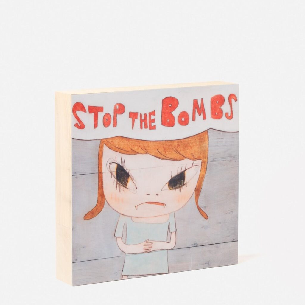 Yoshitomo Nara - Stop the Bombs (2019), 2024 - Pinto Gallery