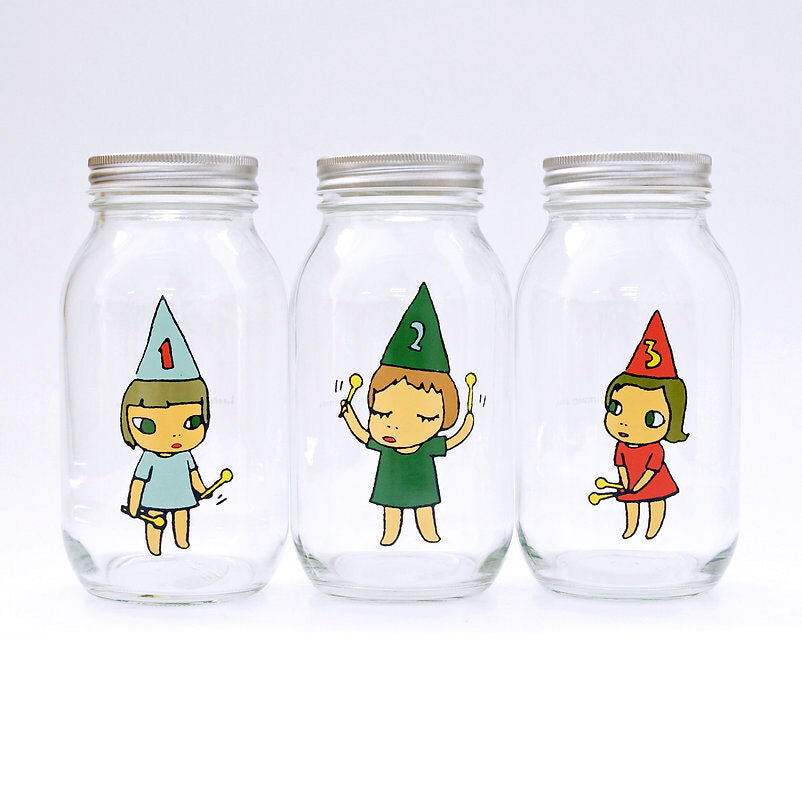 Yoshitomo Nara - Storage Jar Gril Large (Set of 3), 2020 - Pinto Gallery